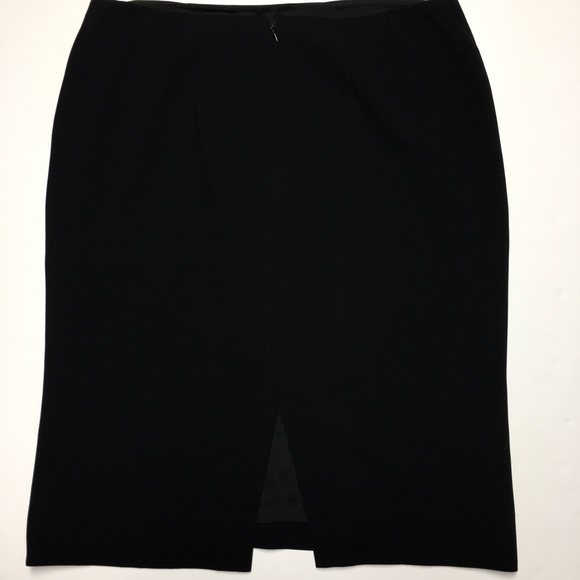 Ellen Tracy Women's Black Pencil Skirt Size 12 - Picture 2 of 5
